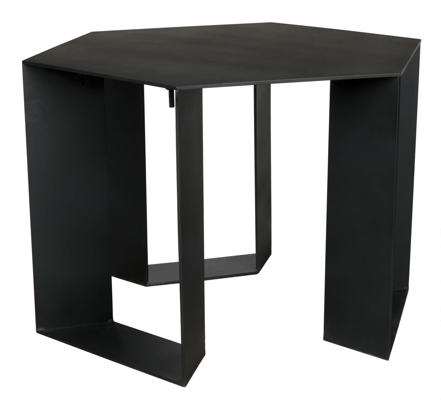 Modicus side table, black steel