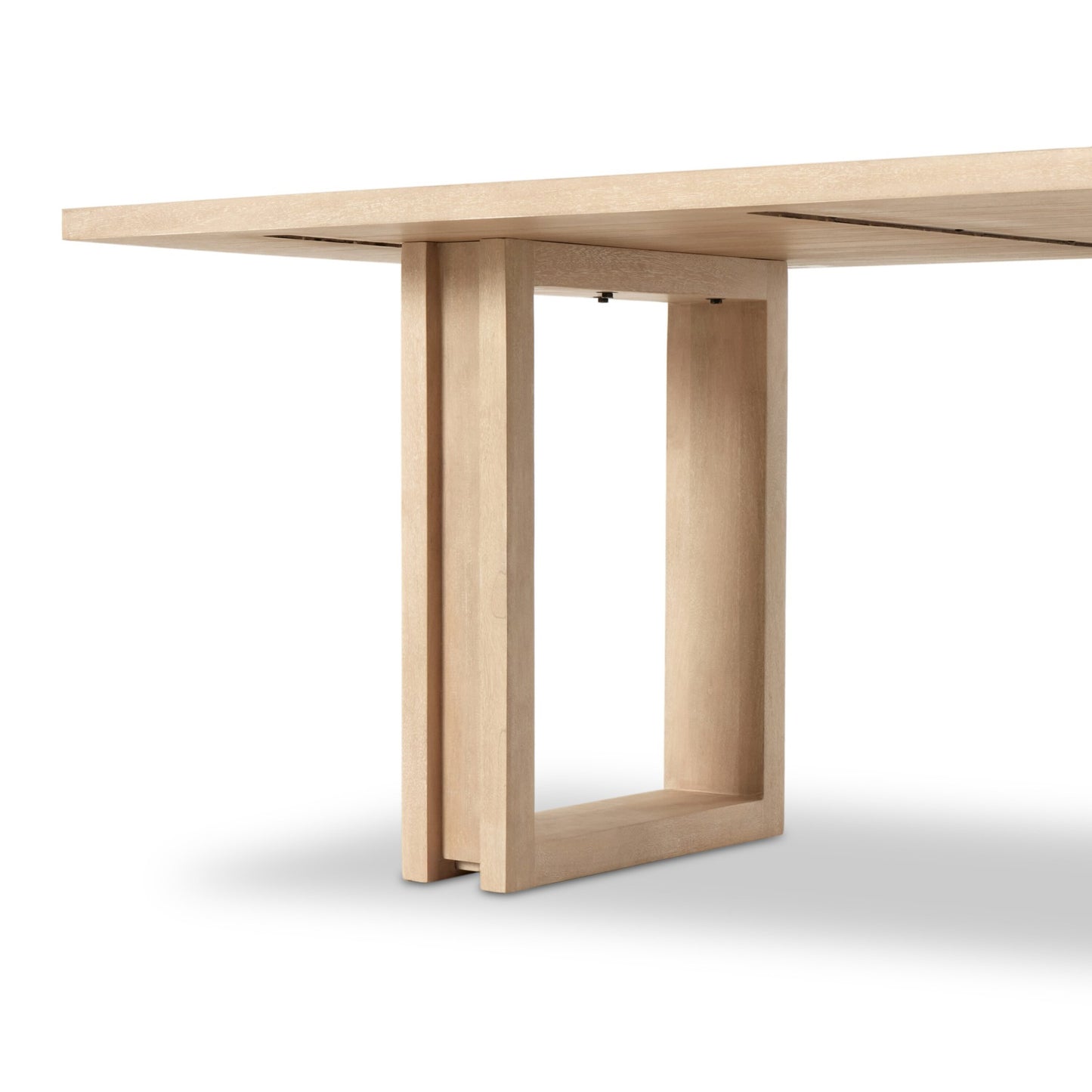 Carmel dining table: natural mango