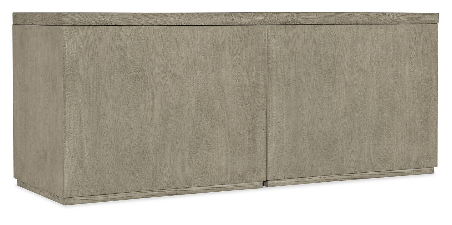 Linville falls 72" credenza with two open desk cabinets