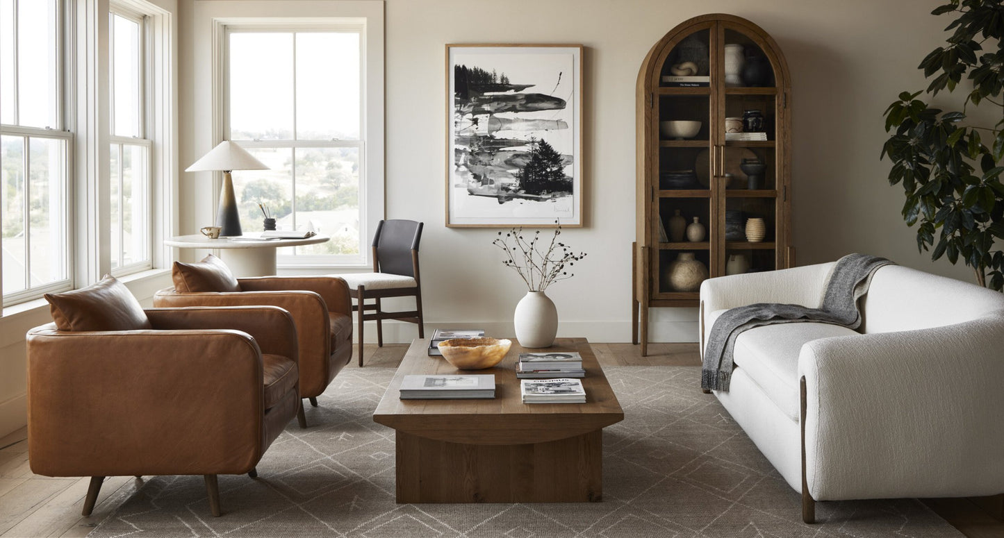 Pickford coffee table-dusted oak veneer