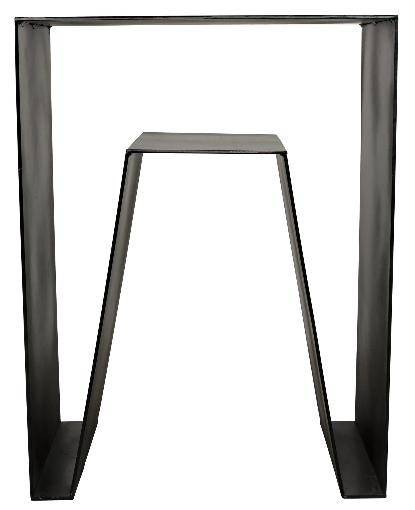 Quintin side table, black steel