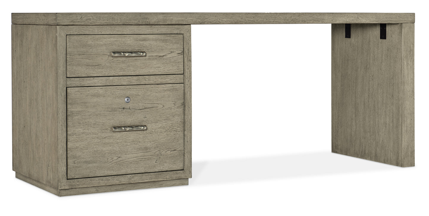 Linville falls 72" desk with one file