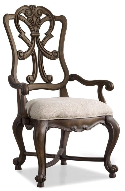 Rhapsody wood back arm chair - 2 per carton/price ea