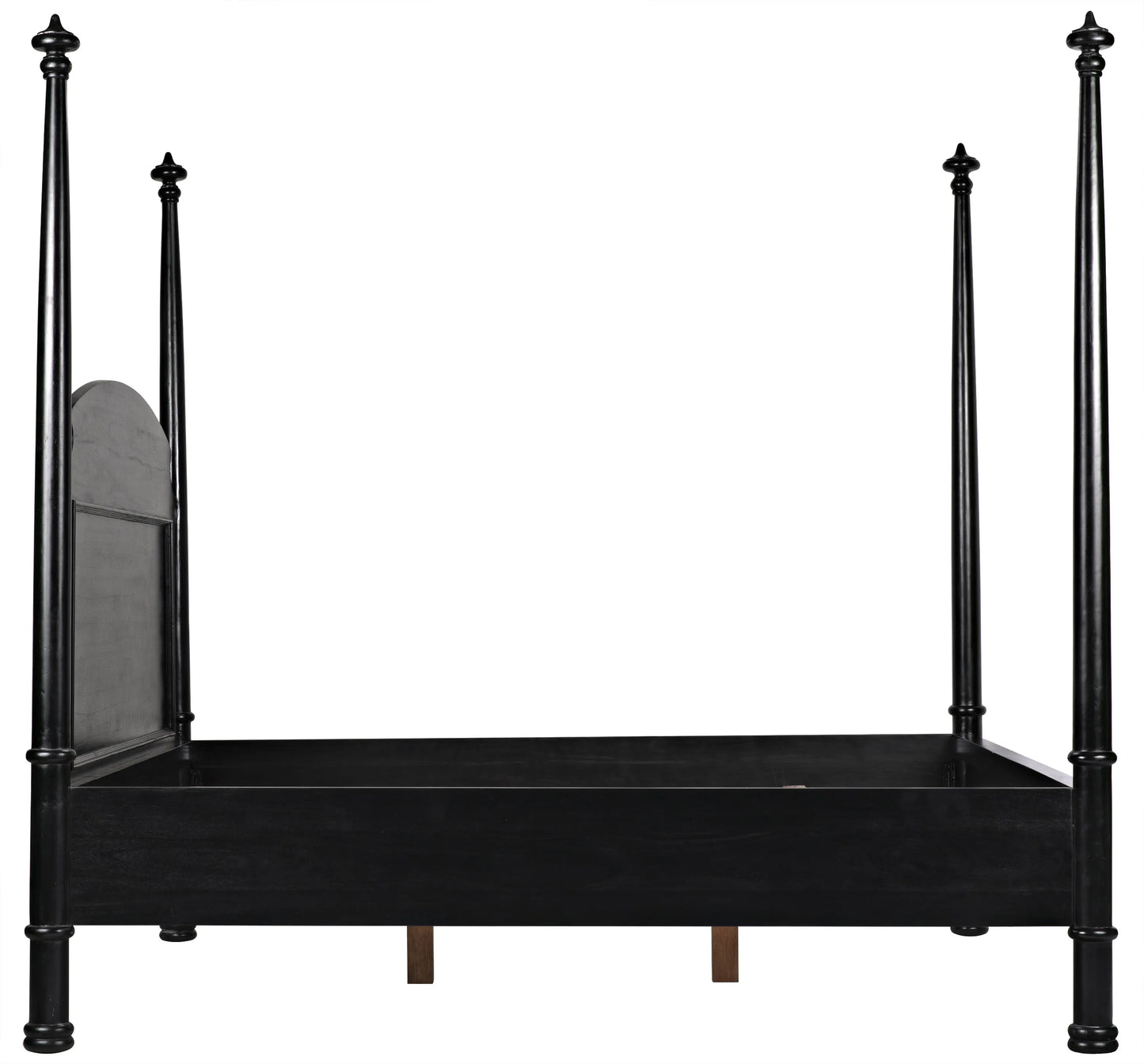 New douglas bed, eastern king, hand rubbed black