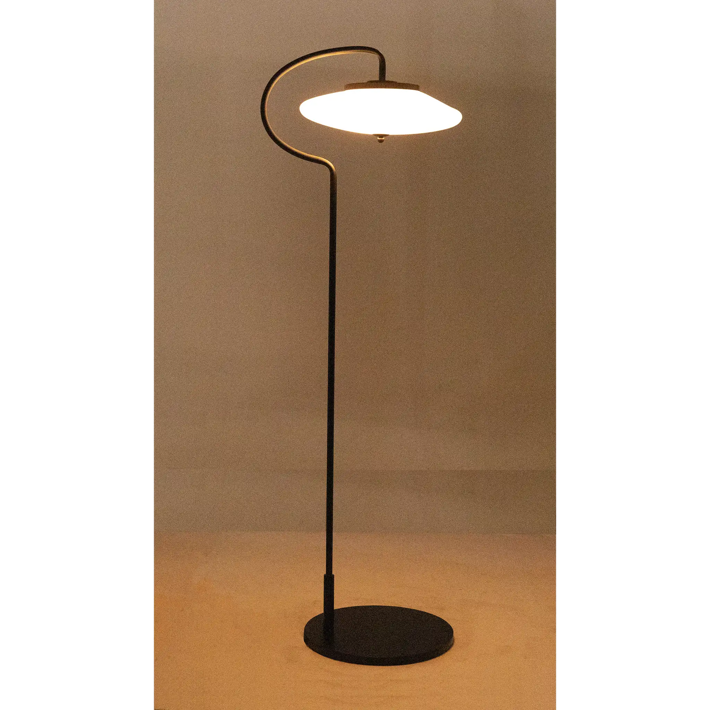 Lolibri floor lamp, black steel