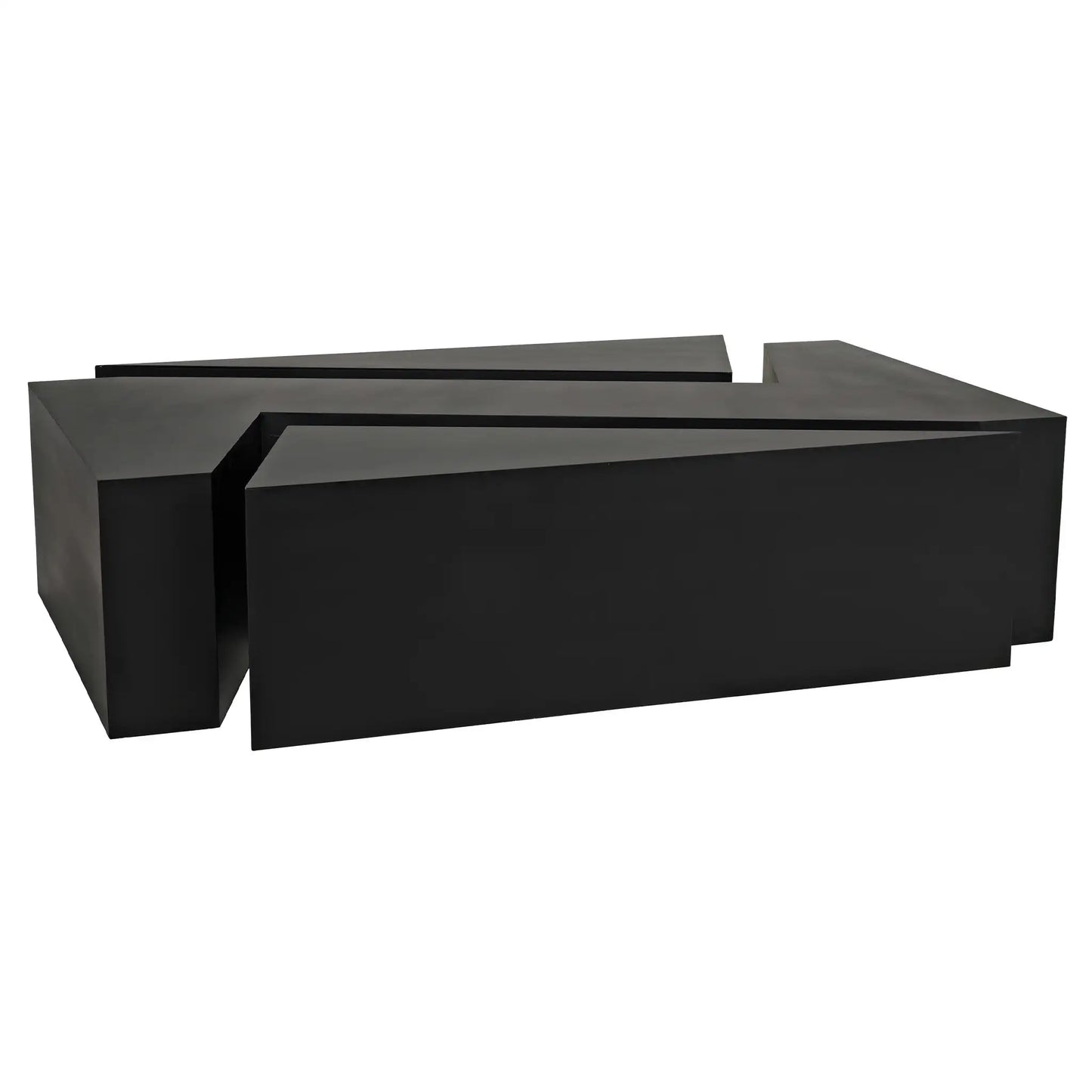 Element coffee table, black steel