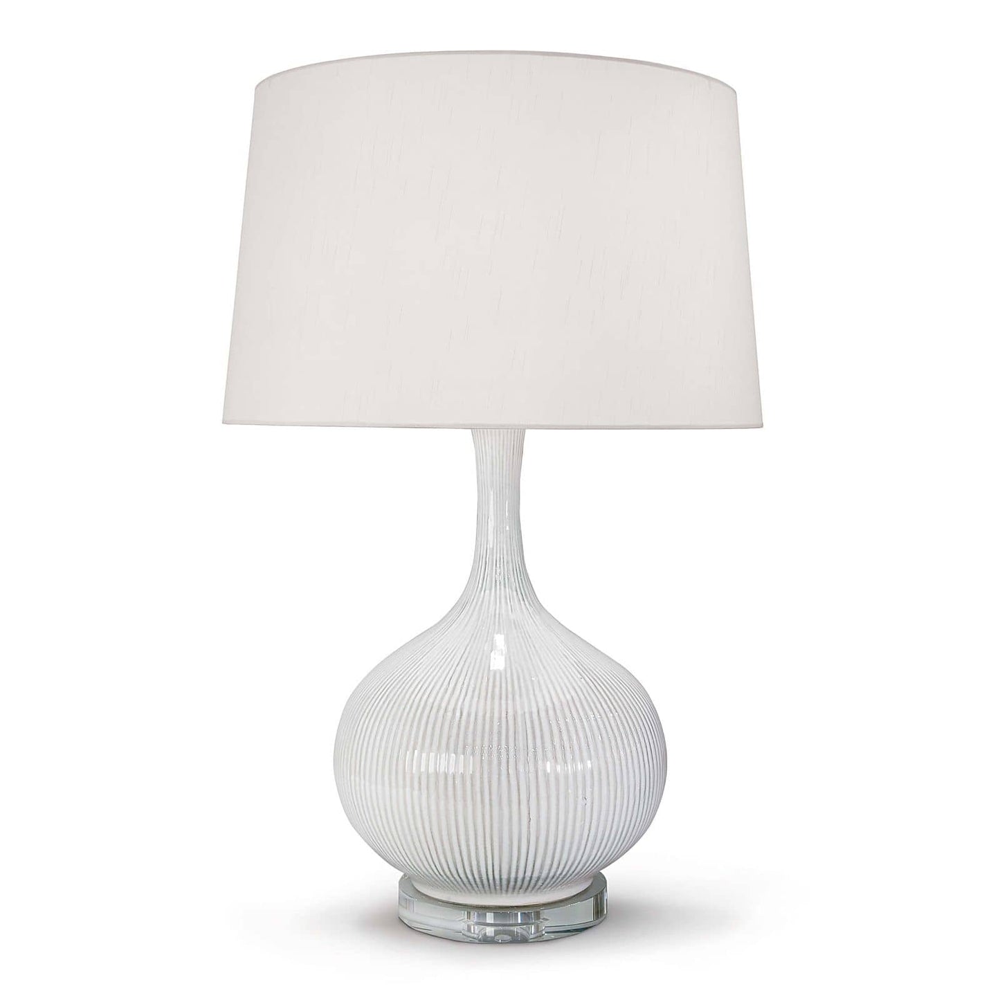 Ivory ceramic table lamp