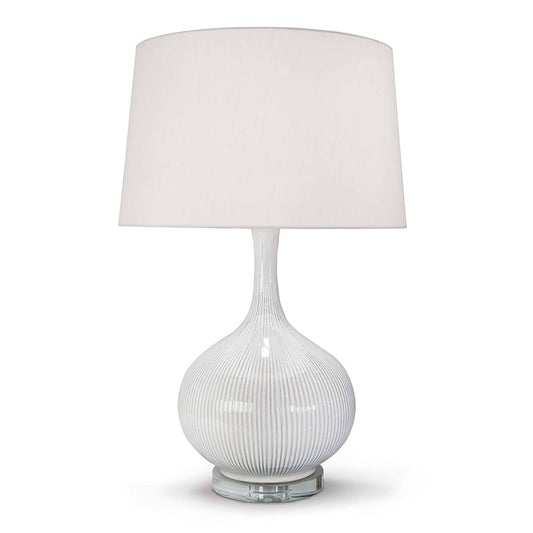 Ivory ceramic table lamp