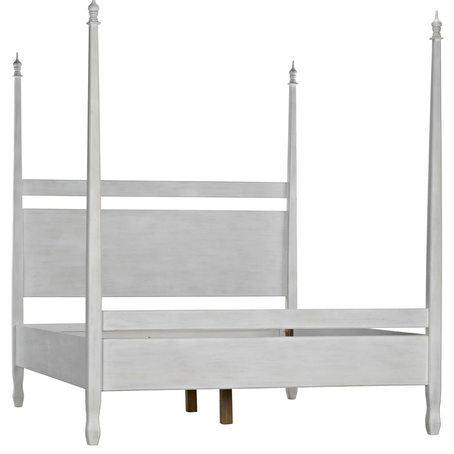 Venice bed, queen, white wash