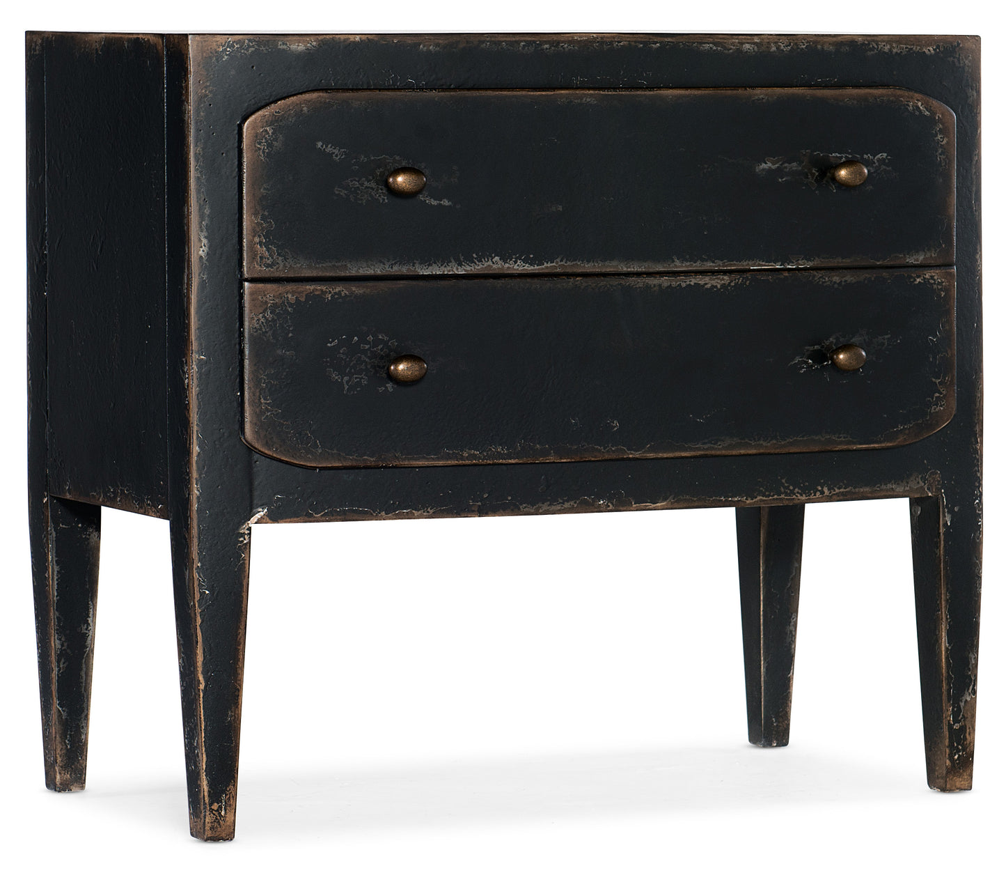 Ciao bella two-drawer nightstand- black