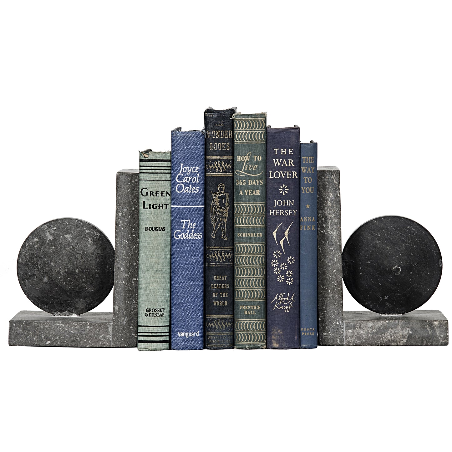 Marble bookends