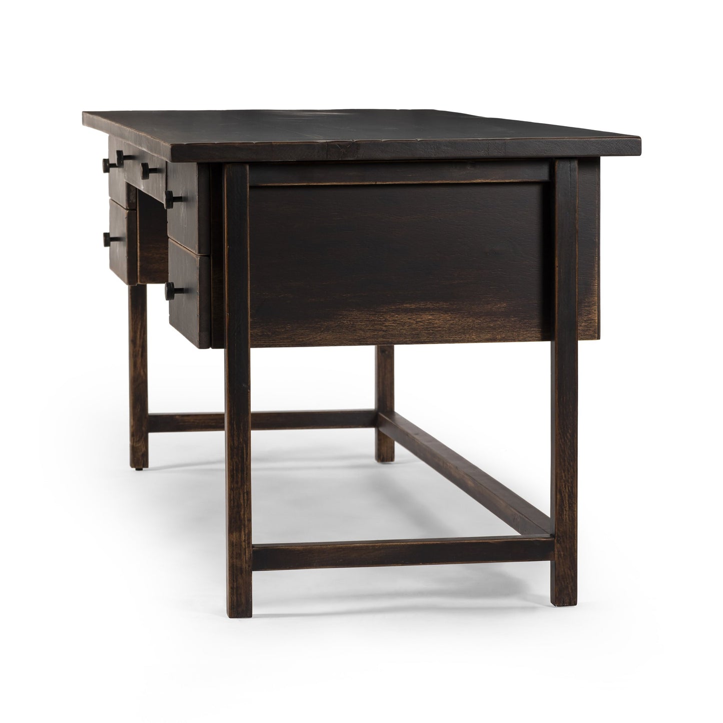 Reign desk-distressed walnut