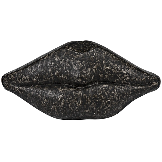 Lips, black fiber cement