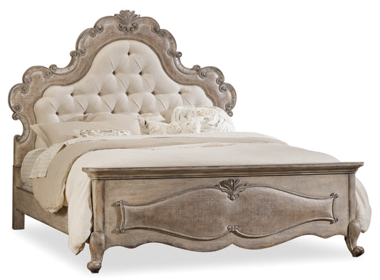 Chatelet queen upholstered panel bed