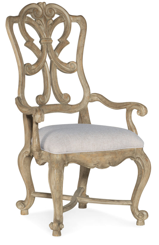 Castella wood back arm chair-2 per ctn/price ea