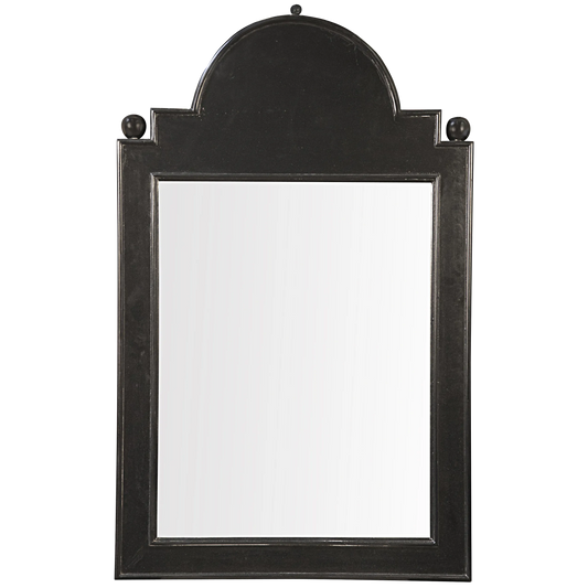 Jess mirror, hand rubbed black