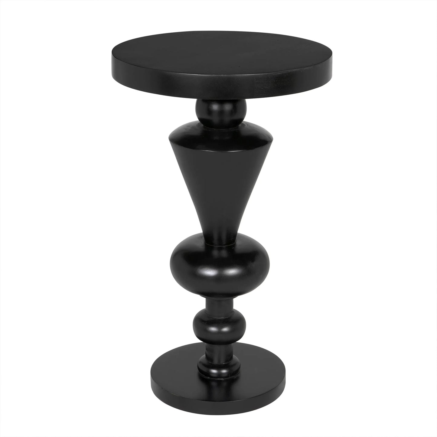 Fenring side table, hand rubbed black