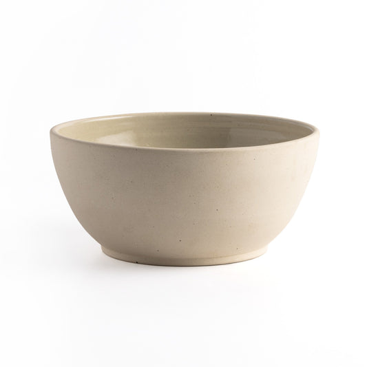 Nelo serving bowl-cream matte ceramic