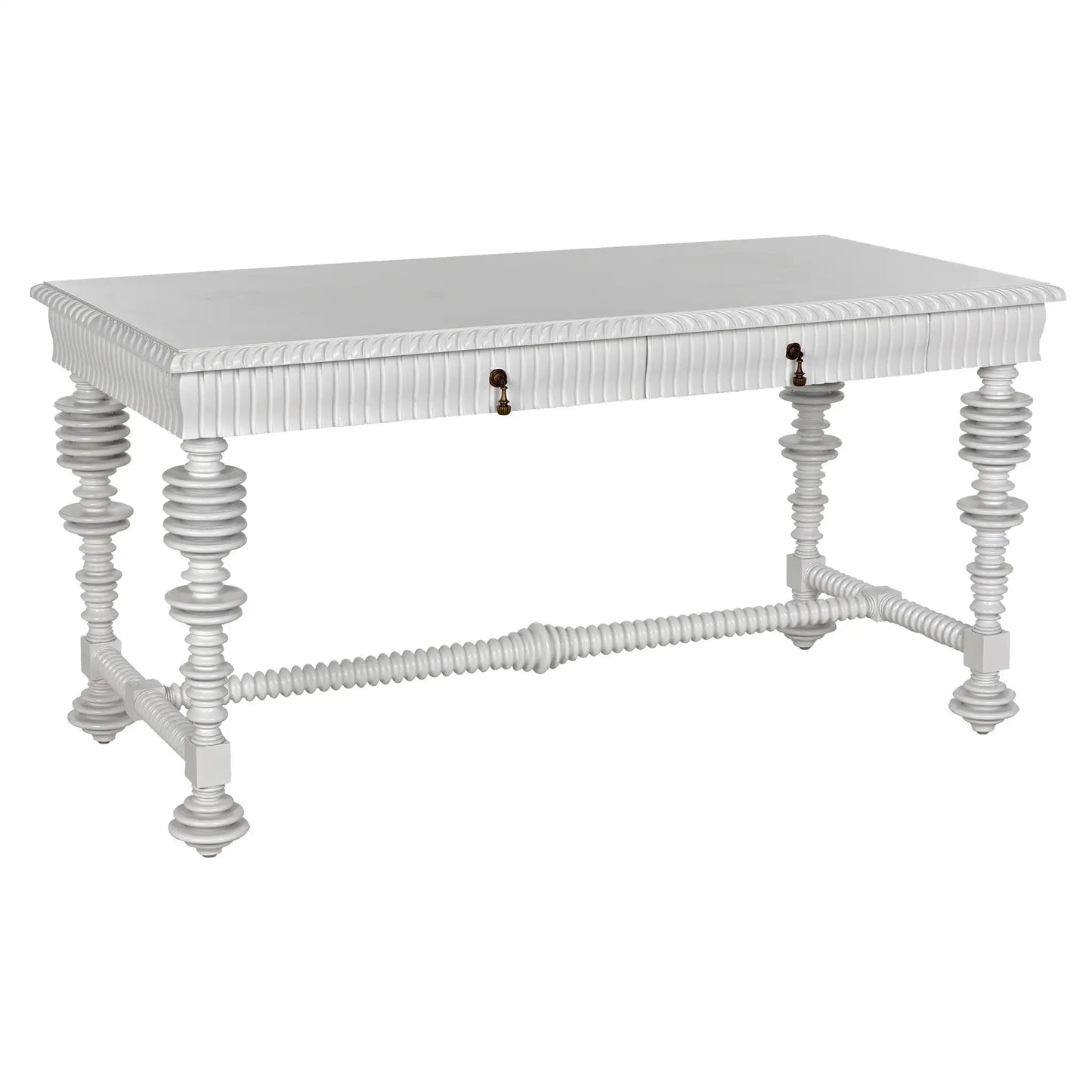 Portuguese desk, solid white