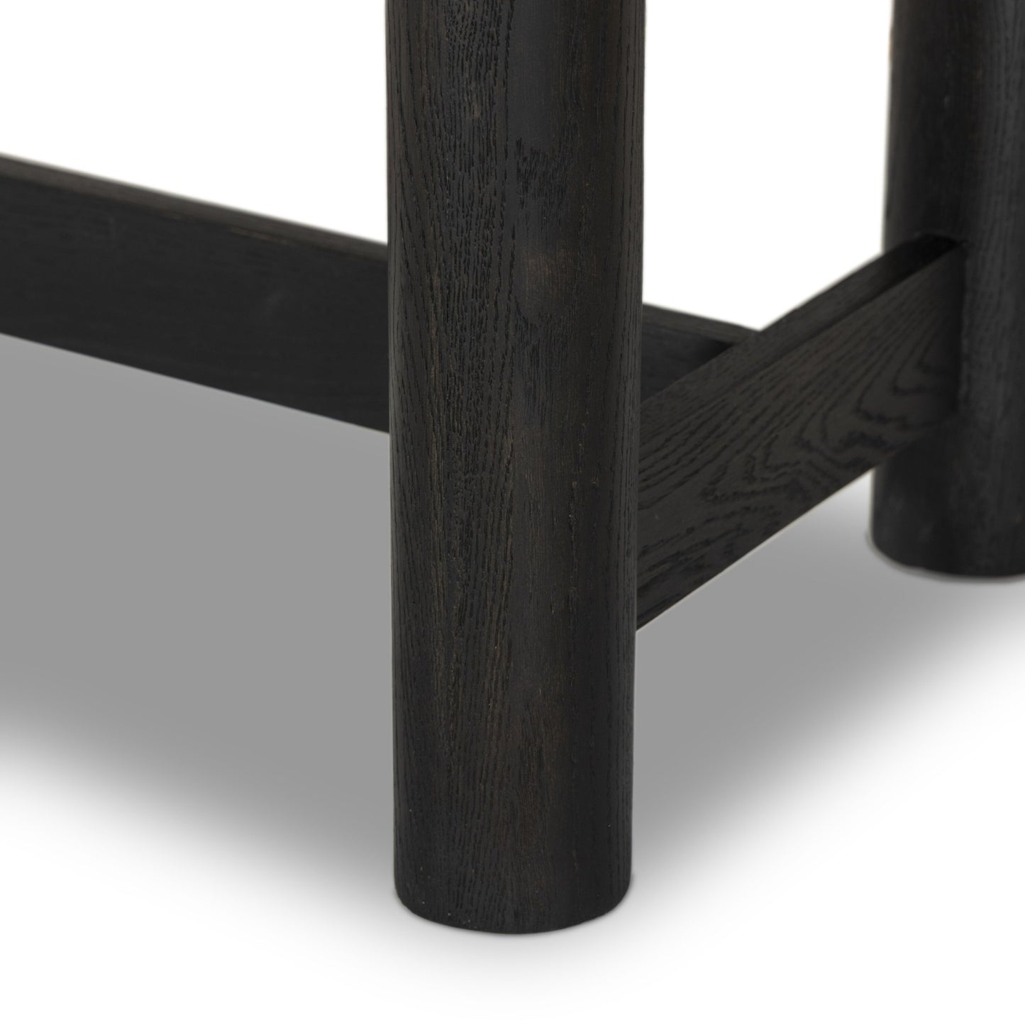 Ezri cabinet: black oak-carved black oak