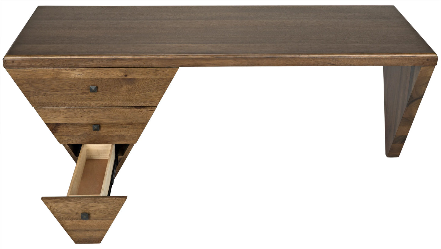 Tetramo desk, dark walnut