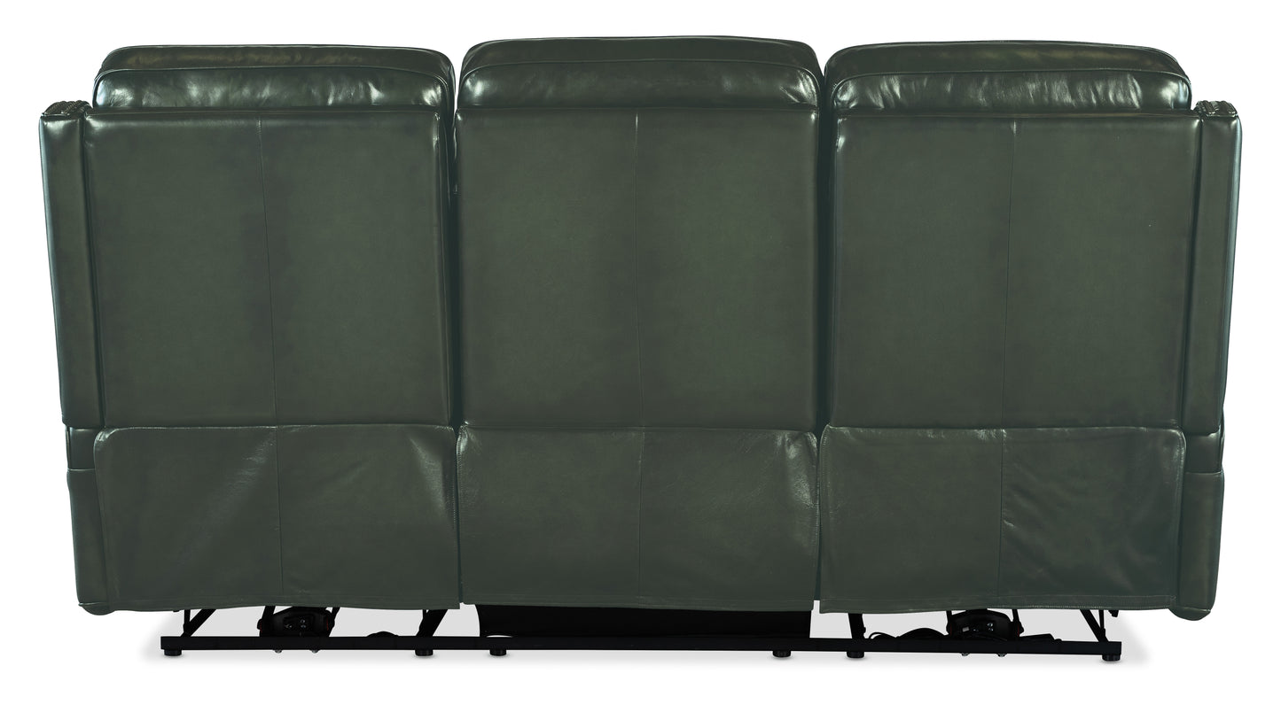 Hamilton power sofa w/power headrest