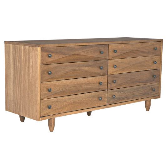 Diamond double chest, dark walnut