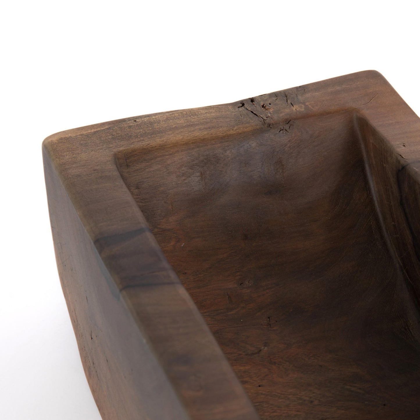 Centro wood bowl-ochre