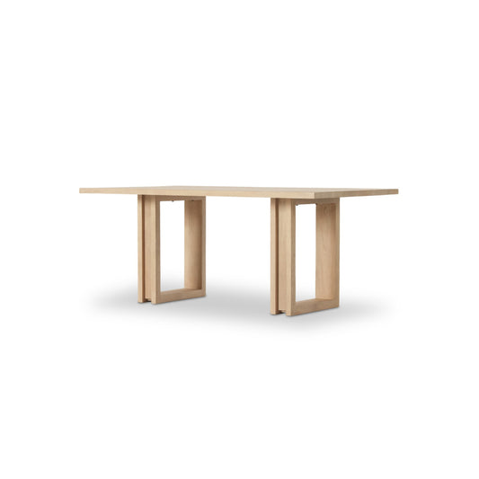 Carmel dining table: natural mango