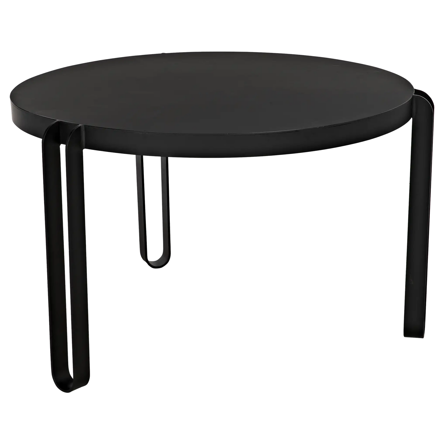 Marcellus dining table, 49", black metal