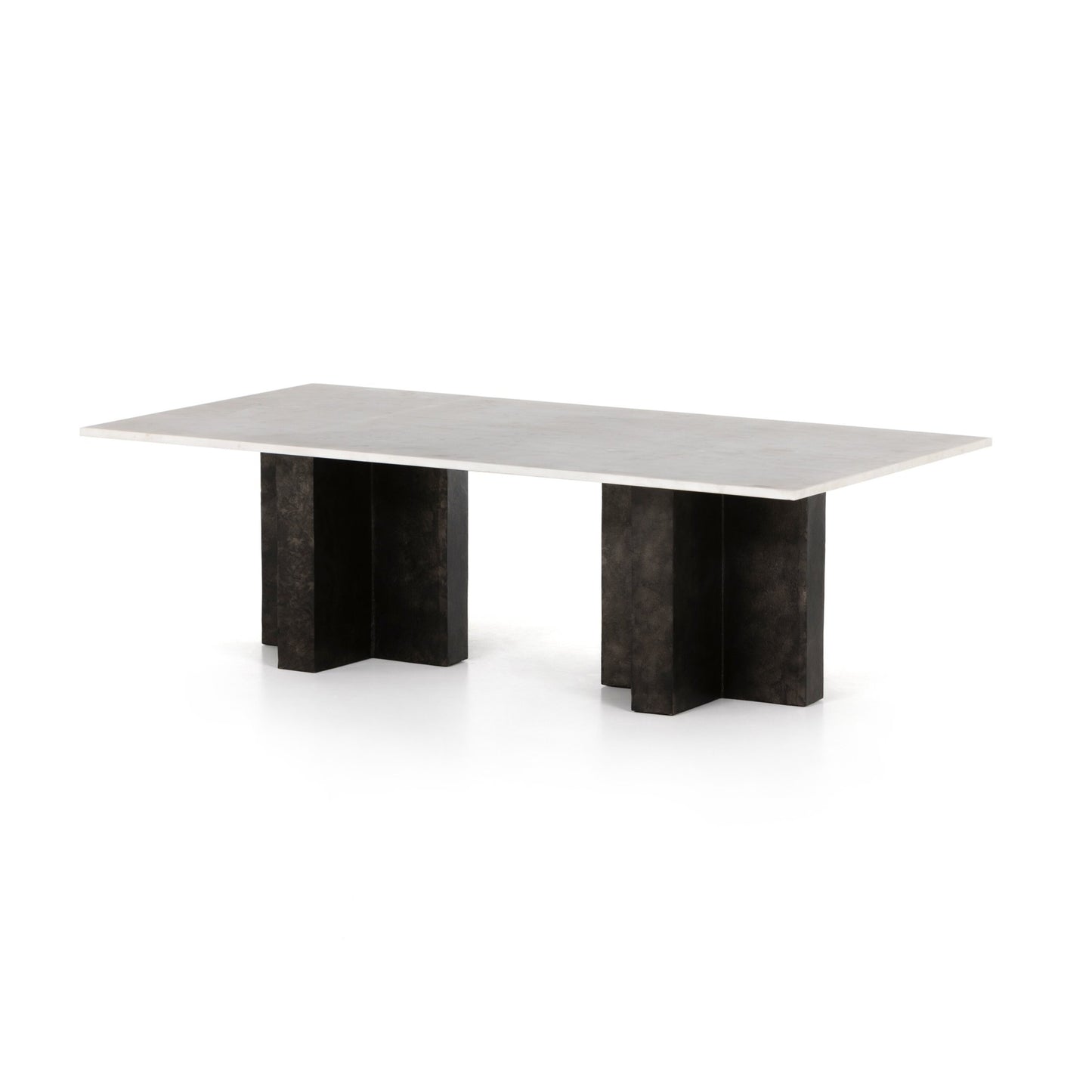 Terrell coffee table-raw black