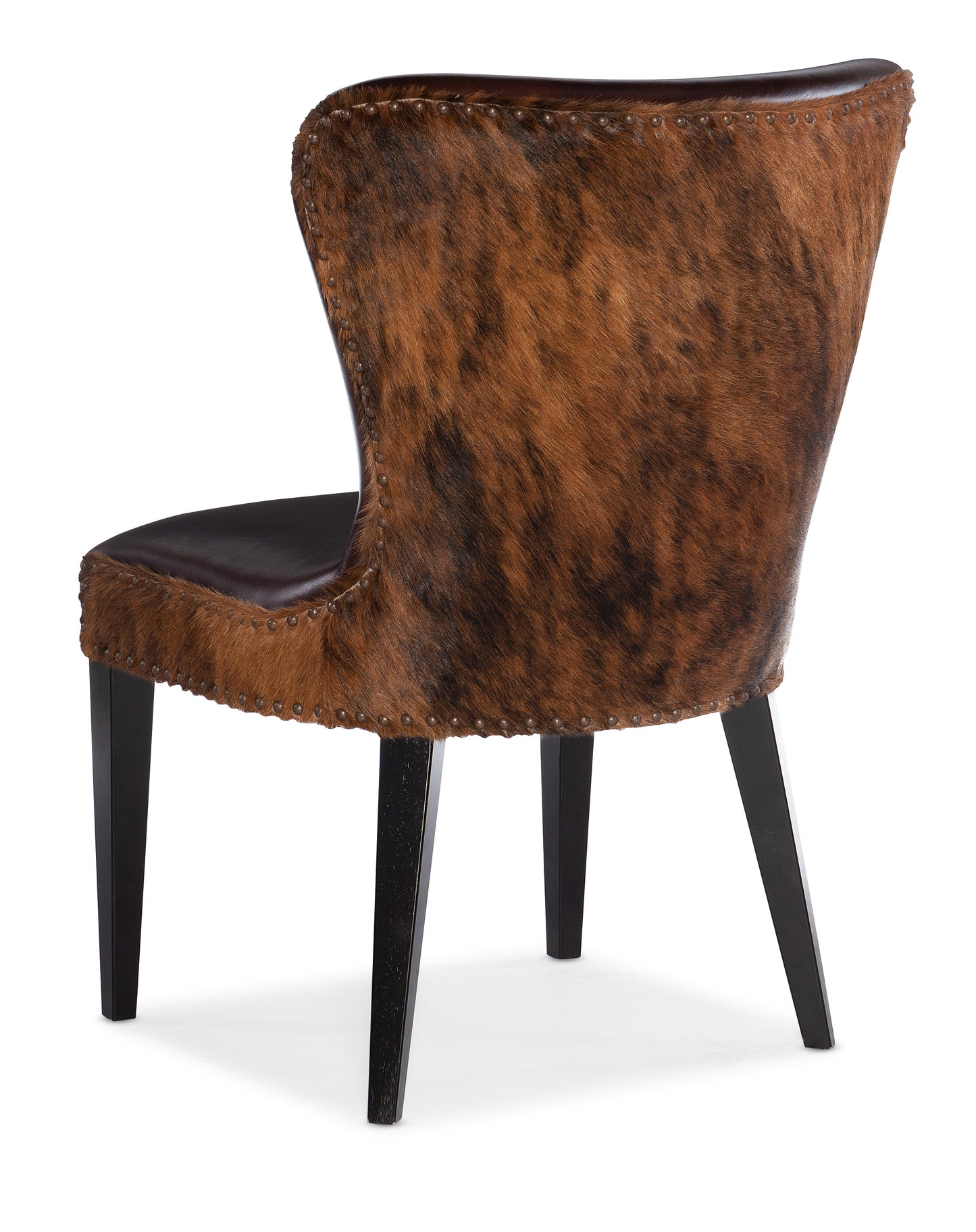 Kale accent chair with dark brindle hoh