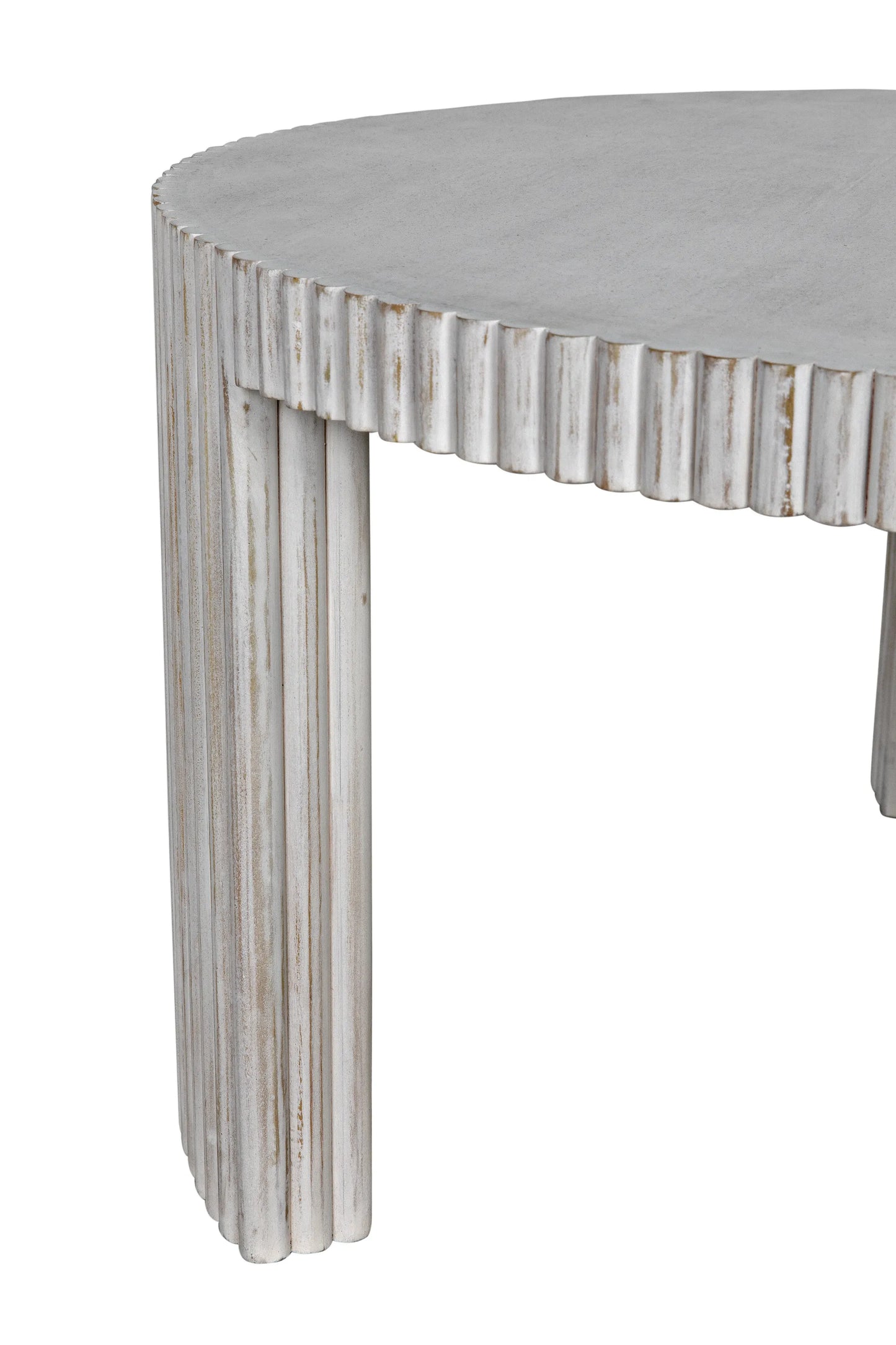 Jgor side/coffee table, white wash