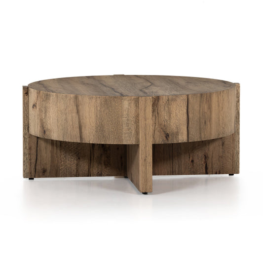 Bingham coffee table-rustic oak veneer