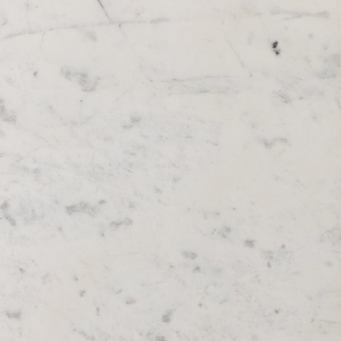 Jasper nightstand: iron matte black-polished white marble