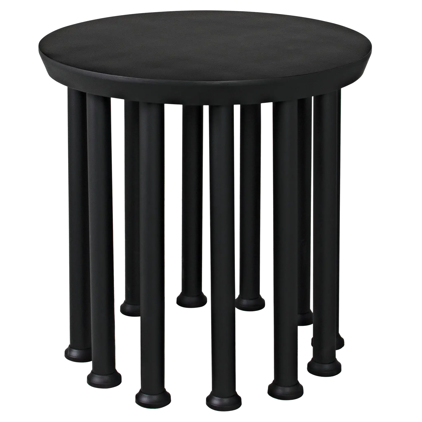 Lila side table, black steel