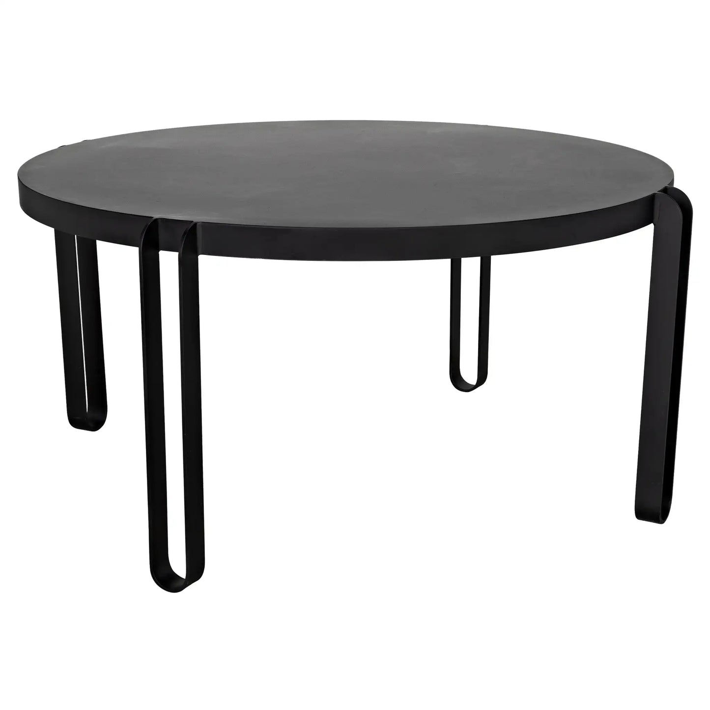 Marcellus dining table, 63", black metal