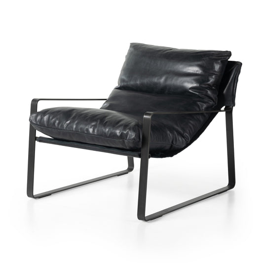 Emmett sling chair-dakota black