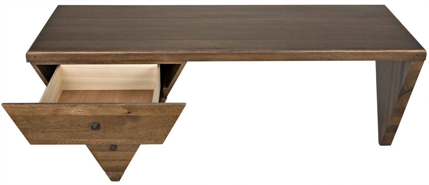 Tetramo desk, dark walnut