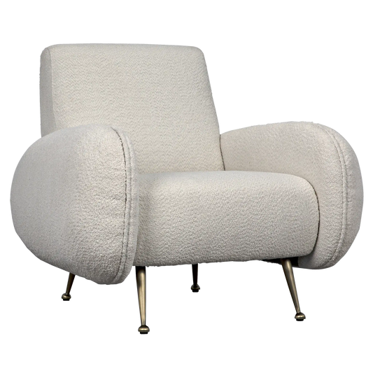 Hera chair, boucle fabric