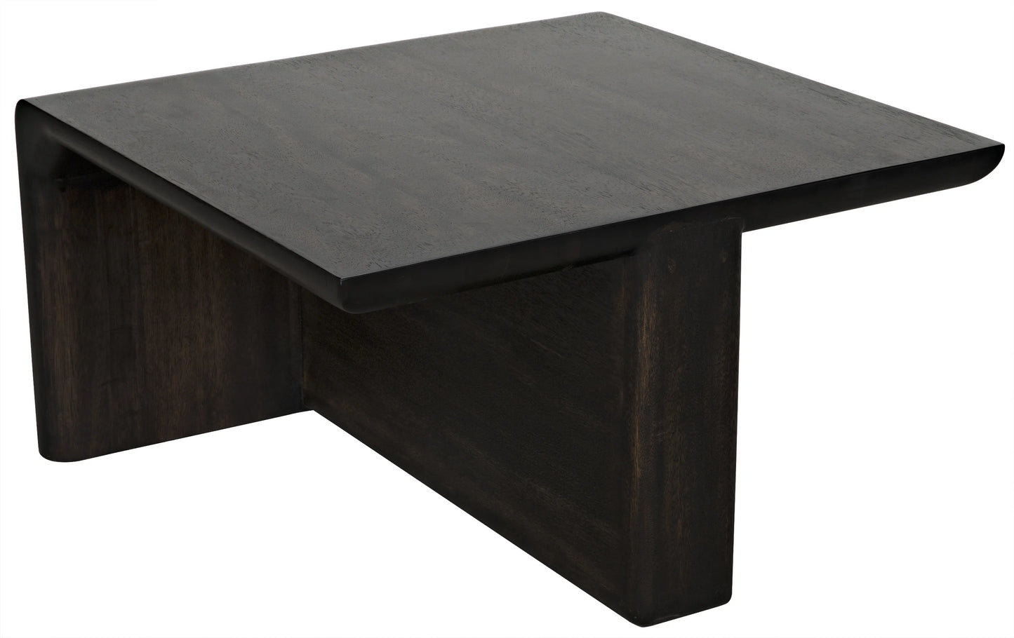 Hagen coffee table, ebony walnut