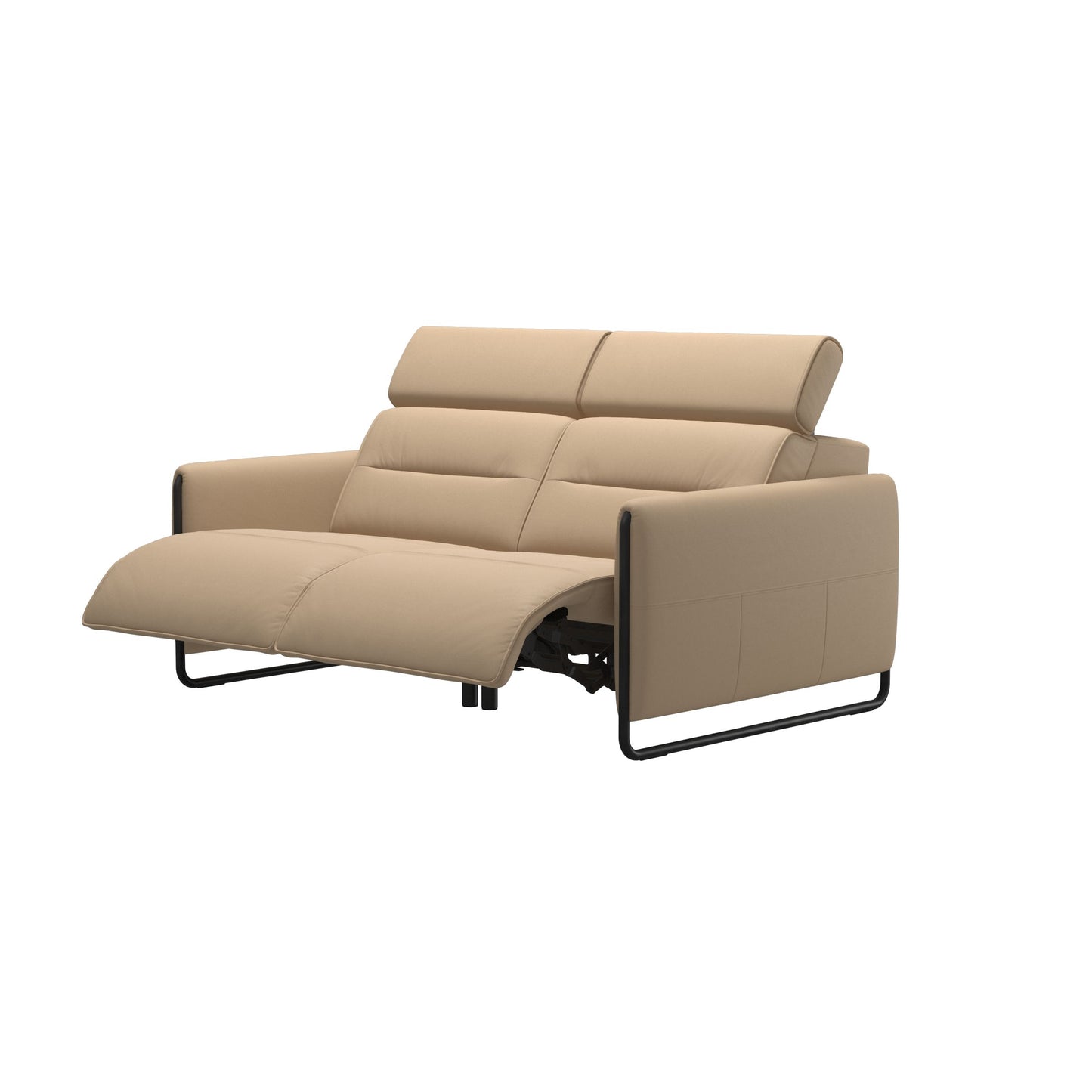 Stressless® emily steel 2 seater with 2 power