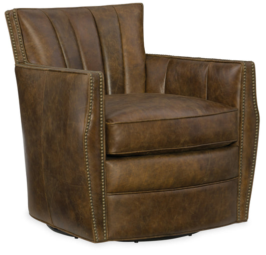 Carson swivel club chair