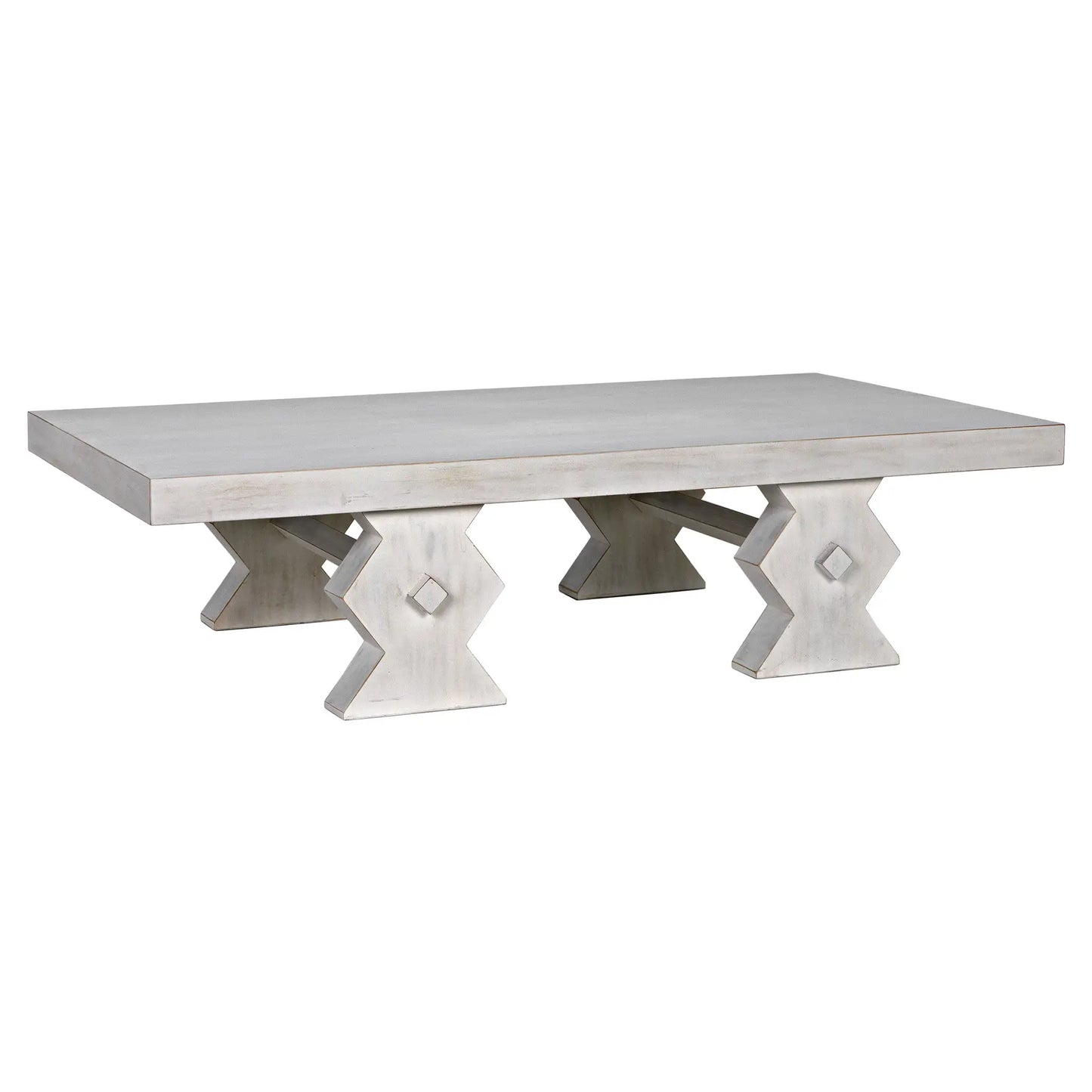 Suzu coffee table, white wash