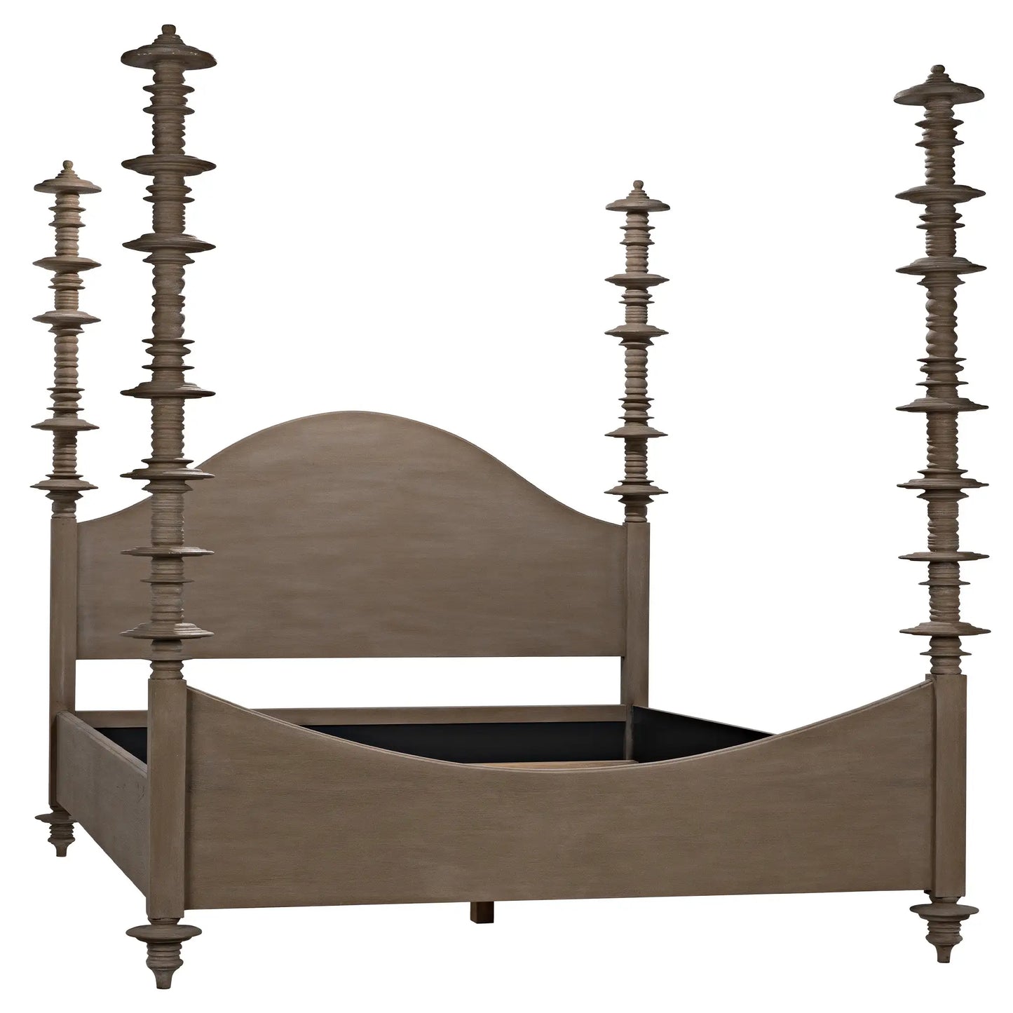 Ferrett bed, cal-king, weathered