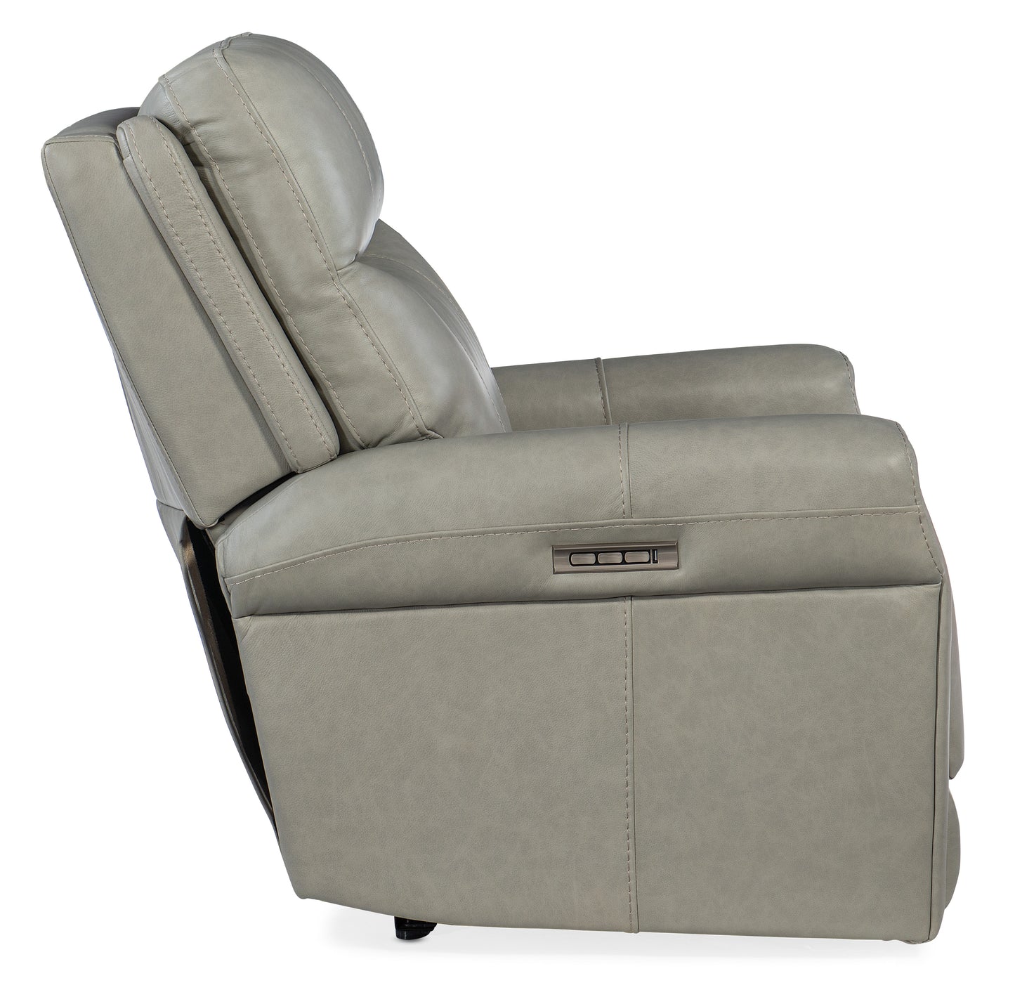 Carroll power recliner with power headrest and lumbar