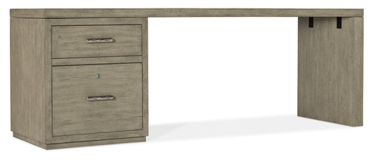 Linville falls 84" desk with one file