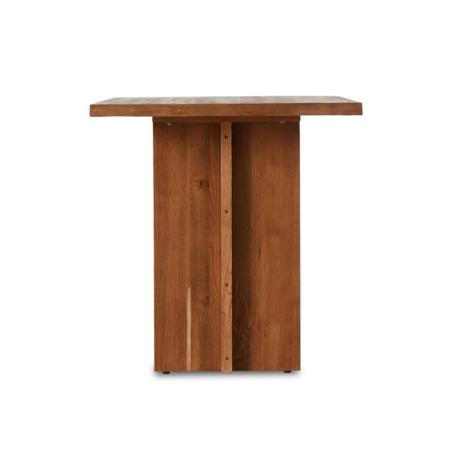 Erie bar table: dark smoked oak-bar