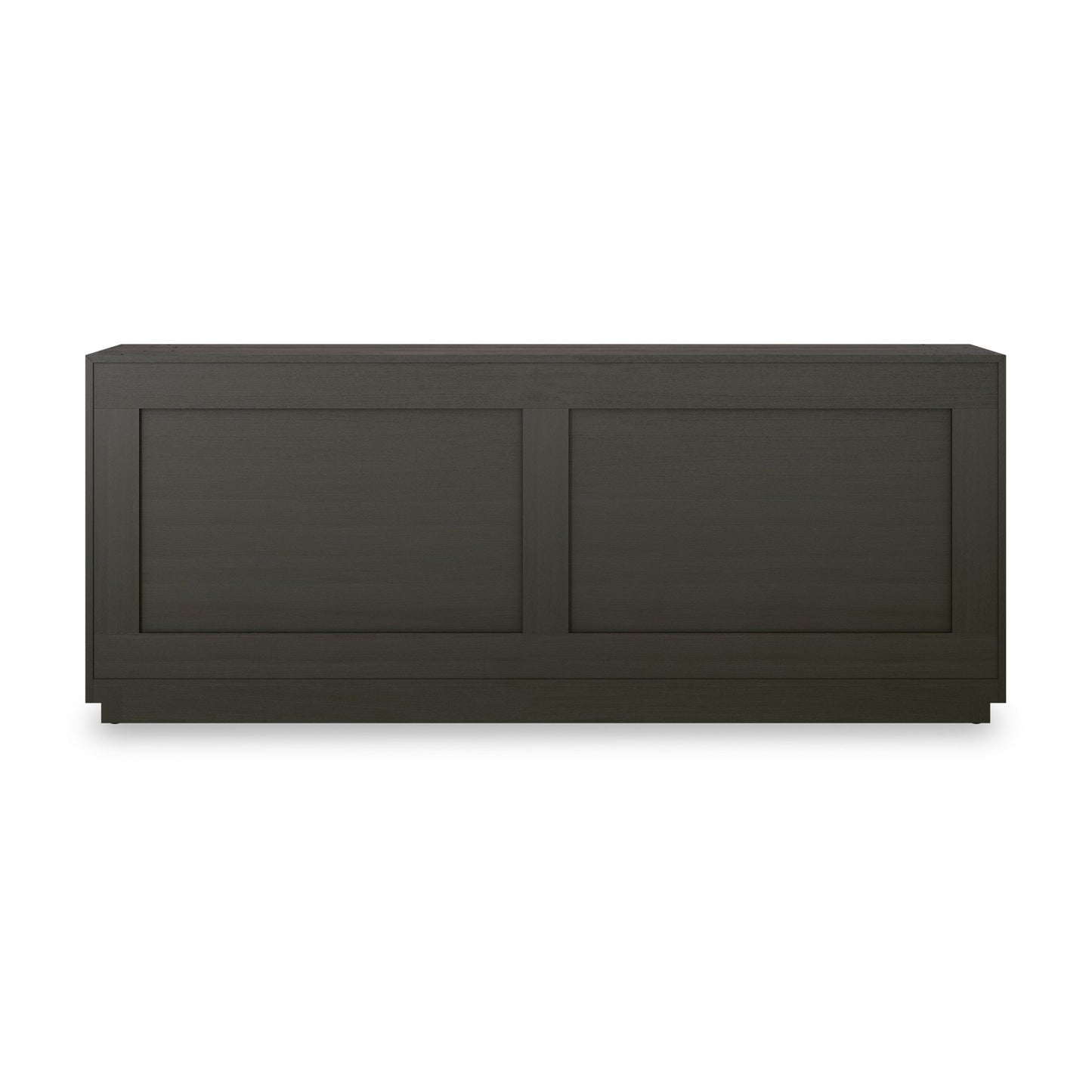 Abaso 6 drawer dresser: ebony rustic wormwood oak