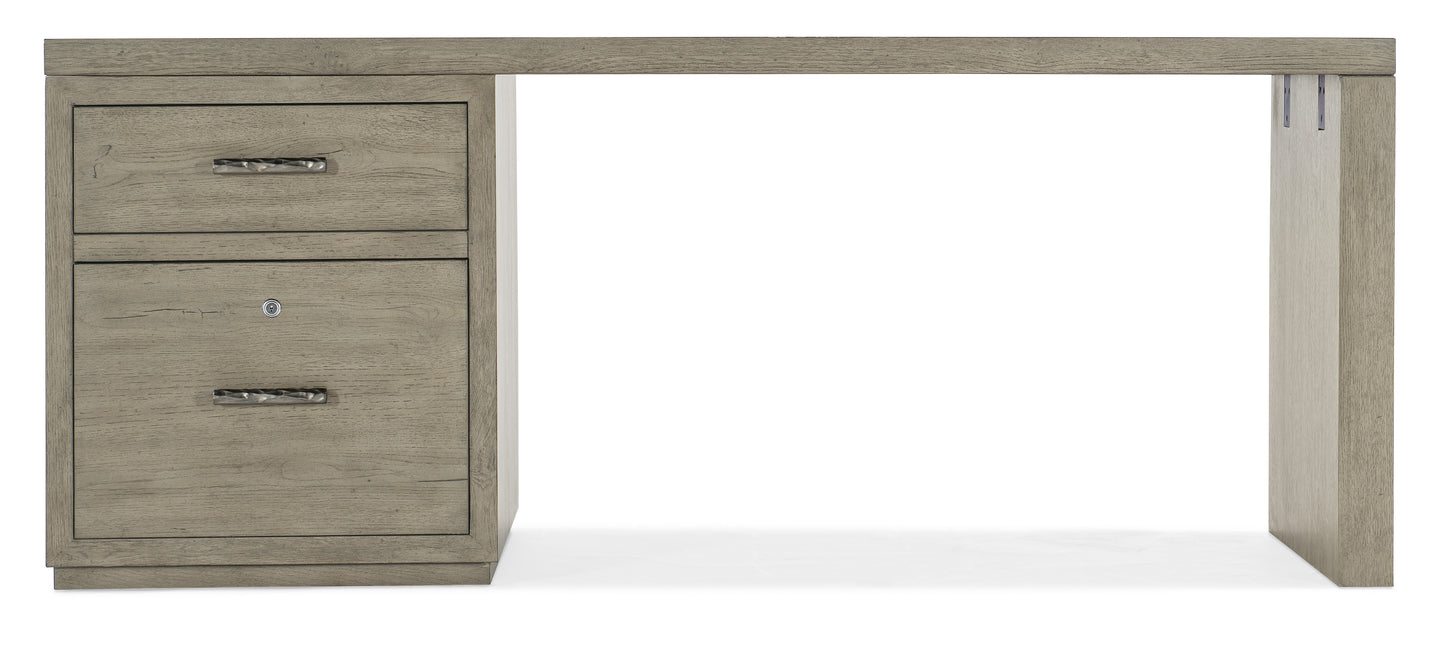 Linville falls 72" desk with one file